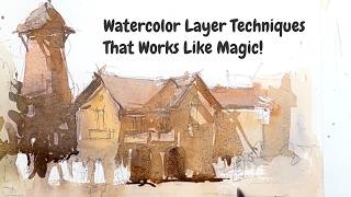 Watercolor Layer Technique That Works Like Magic! (Step by Step Tutorial)