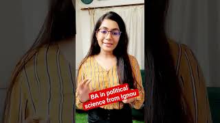 BA in Political Science from ignou #exam #preparation #study #competitive #ignou #students #politics
