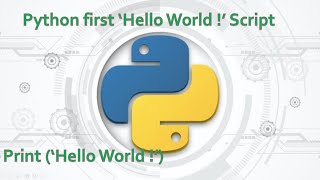 6.Complete Python Basics for Automation-- Python First Script "Hello world"