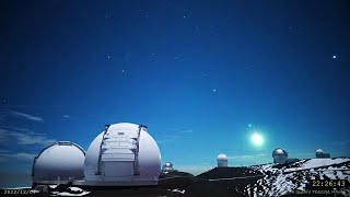 ハワイ・マウナケア星空ライブカメラ 2022年12月5日UTの流星ダイジェスト/Meteors over Maunakea, Hawaii, 5 Dec 2022 UT: しょっぱな火球