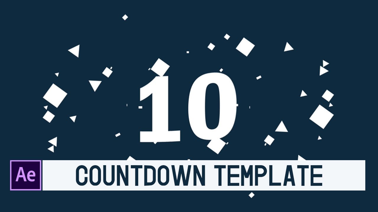 Countdown After Effects Template Free