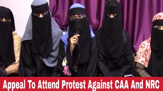 Gulbarga Girls Appeal To Attend Protest Against CAA And NRC