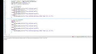 Java Tutorial: Switch Statement (int)