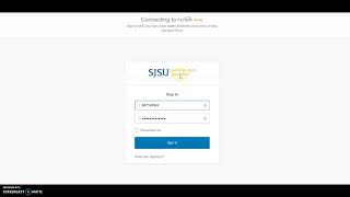 SJSU OneSearch - Sign In