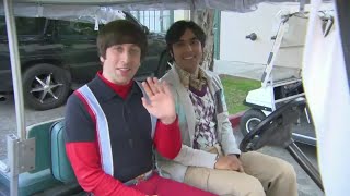 Big Bang Theory Funny Behind the Scene |Set tour| Raj & Howard