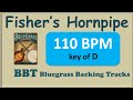 Fisher's Hornpipe 110 BPM bluegrass backing track