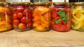 Homemade Preservative-free tomato canning