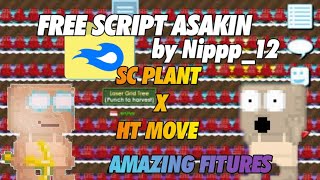 FREE SCRIPT PLANT HARVEST ASAKIN/PANDORA |GROWTOPIA GAME