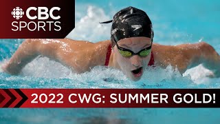 Summer McIntosh grabs Canada's first gold at 2022 Commonwealth Games | CBC Sports