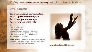 Deva Premal \u0026 Miten: 21-Day Mantra Meditation Journey - Day 8