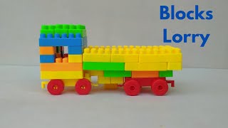 How to make a Lorry with Building Blocks/Blocks Lorry/Blocks Games /Building Blocks Lorry