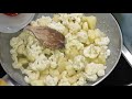 cauliflower with potatoes Κουνουπιδι με πατατες γιαχνί