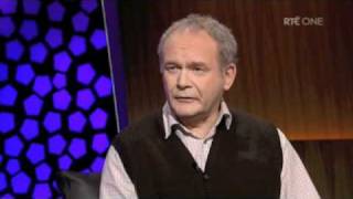 Martin McGuinness on the Late Late Show GOOD QUALITY Part 1