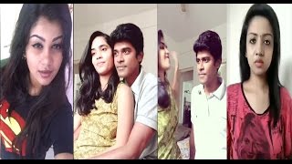 Arun \u0026 Sanjana Real Couple New Dubsmash  And tamil cute girls Dubsmash.