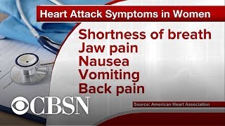 Raising awareness of women's heart attack symptoms