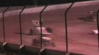 Sprint car crash. Huge flips.  Donny Schatz and Jac Haudenschild