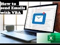 021. Send EMAILS using VBA MACROs in EXCEL