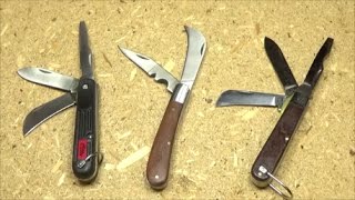 Klein Tools and RiteEdge Electrician and Gardener Knives