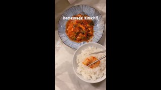 Homemade Kimchi - KOREAN RECIPE #shorts