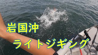 【SUPフィッシング】水飛沫を上げる魚の正体とは？岩国沖ライトジギング