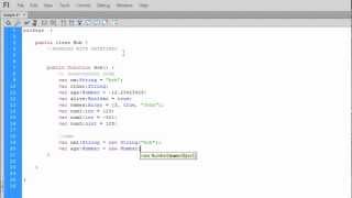 MAD9021 - ActionScript 3 Datatypes