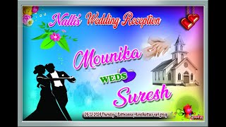 Nalli's  Reception Celebration's ||  Mounika  \u0026 Suresh || 26th Dec || Dream Destination Studios ||