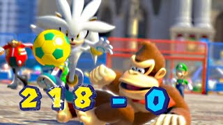 Mario and Sonic at the rio 2016 Olympic Games All Character  Duel Football
