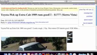 Craigslist Sierra Vista AZ - Used Cars, Trucks and SUV Models Under $4000