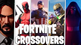 ALL Fortnite Crossover Trailers