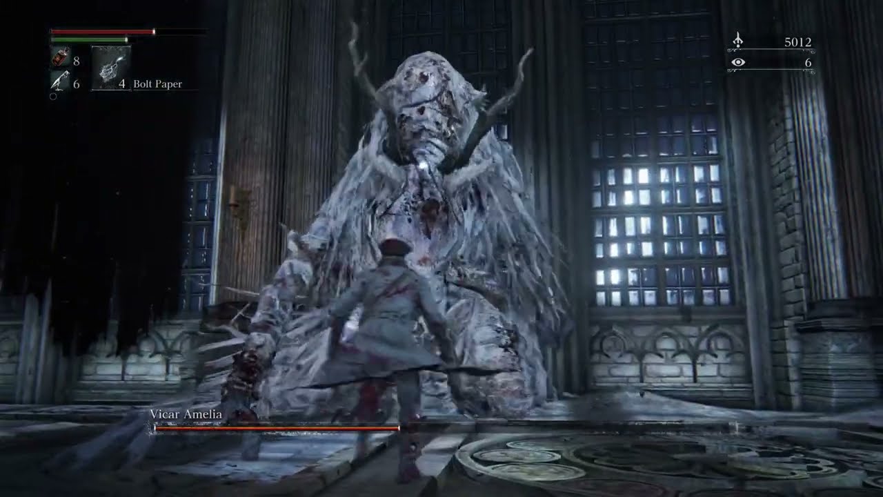 Vicar Amelia Boss Fight Bloodborne Youtube