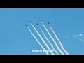 the blue impulse flight and fireworks at the opening ceremony of the new national stadium