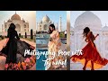 Stylish Photography Poses with Taj Mahal | Taj Mahal background photoshoot ideas for girls