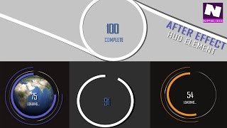 LOADING after effect HUD element