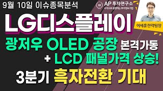 LG디스플레이(034220) - 광저우 OLED 공장 본격가동 + LCD 패널가격 상승!!! 3분기 흑자전환 기대