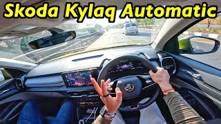 Skoda Kylaq Automatic Drive Review 🔥 @Aayushssm