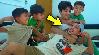 طردت مودي وحيدر من البيت 😨| ردة فعل يمان صدمتني😳 | مقلب الطرد 🤣