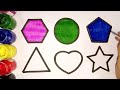 shapes song for kids learn 2d shapes colors for toddlers preschool learning part 1001