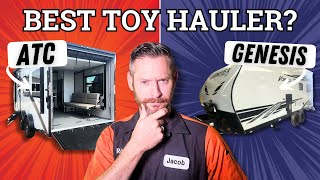 Undercover RV Tech reviews ATC \u0026 Genesis toy hauler travel trailer RVs