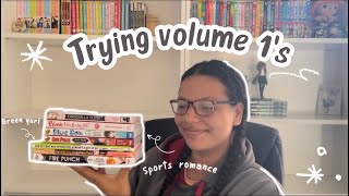 Trying new manga🌟// fire punch, blue box, Cinderella closet, green yuri, etc!