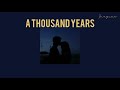 thaisub a thousand years p.2 christina perri  feat. steve kazee