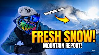 Mountain Creek South Peak Condition report w/Fresh Snow. top to bottom POV