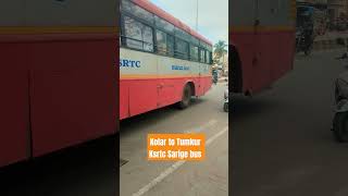 Kolar to Tumkur Ksrtc Sarige bus