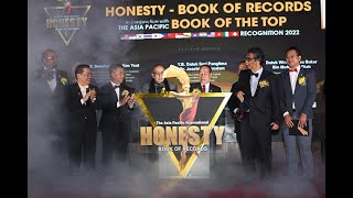 The 19th Asia Pacific International Honesty - Book Of Records 2022