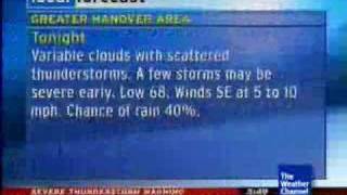 IntelliStar Severe Thunderstorm Warning - Jul 27, 2007-548PM