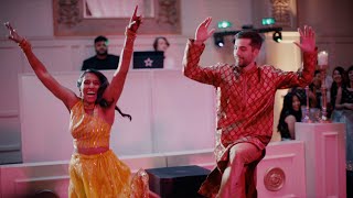 YESHA AND TIM I AMAZING FAMILY & FRIENDS DANCE - INDIAN WEDDING RECEPTION SANGEET