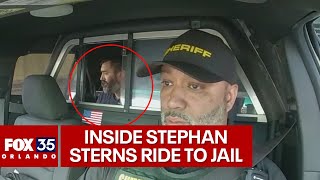 Stephan Sterns chats with deputy on way to Osceola County Jail in newly released video