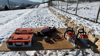 Stihl Msa 300 and Stihl Msa 220-C and the battery compatibility.