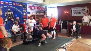 Bouquillion pascal 200 kg monde 2011 GPC irlande 1barre bench