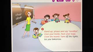 小學一年級上英語課本第三課  Primary 1A Chapter 3 Be good at school Longman Elect Pearson HK