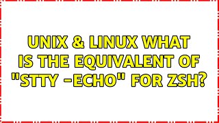 Unix \u0026 Linux: What is the equivalent of \